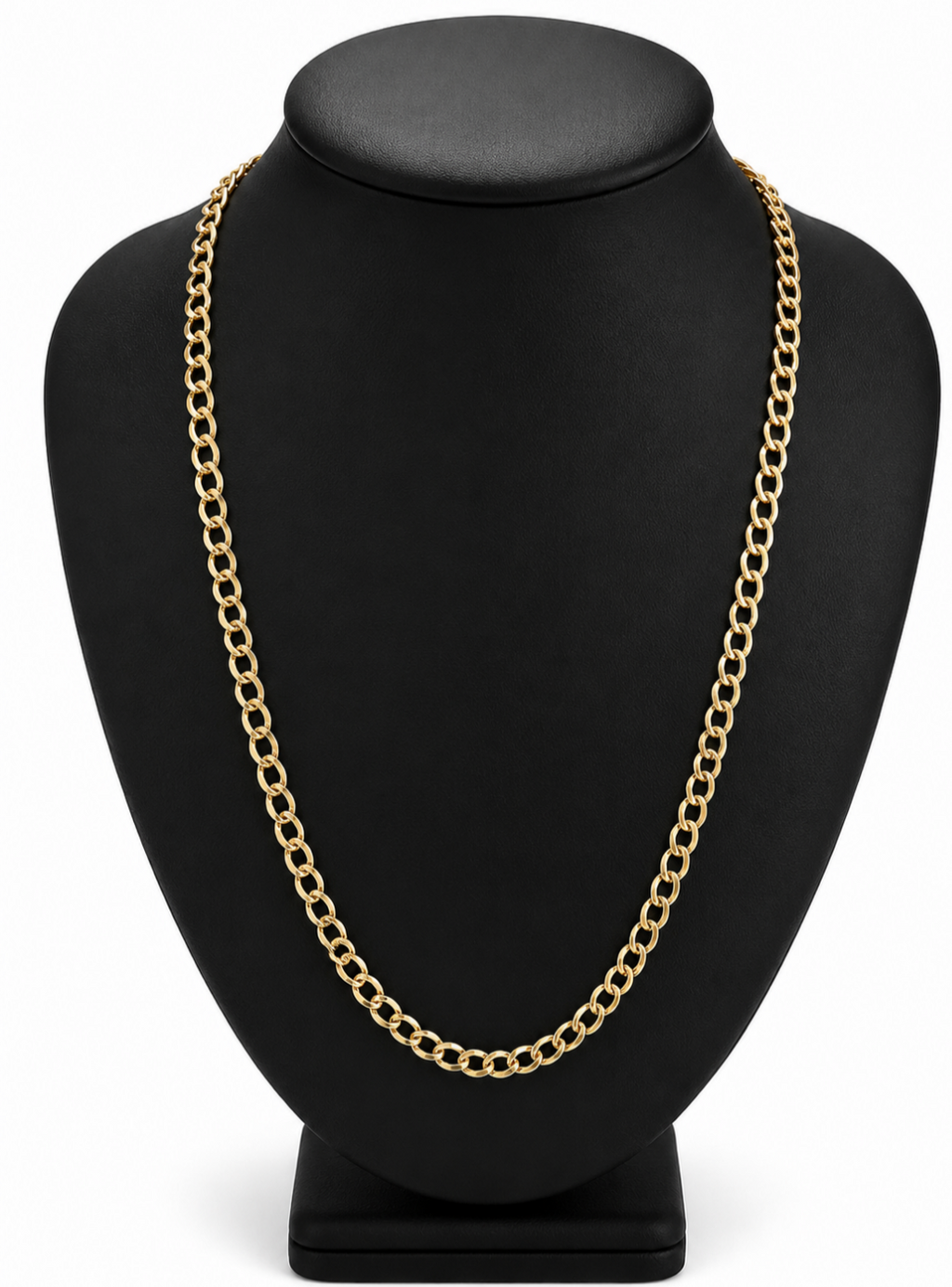 Solid 10K Gold Cuban Chain – 6mm × 22".