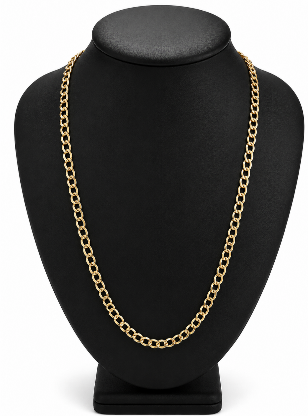 Solid 10K Gold Cuban Chain – 6mm × 22".
