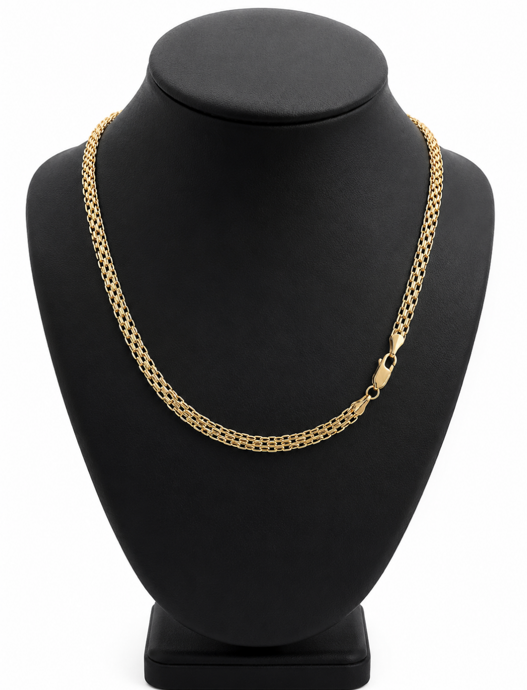 Chinese Weave Necklace – 10K Yellow Gold