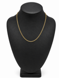Cadena corte brillo oro 10k -2.5mm.