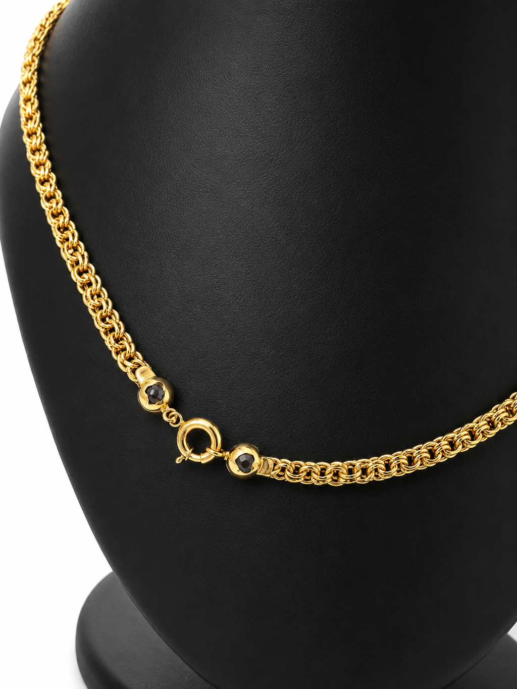 10k gold choker and bracelet set.