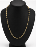 Cadena Mariner de Oro Italiano 10K – 4 mm × 22".