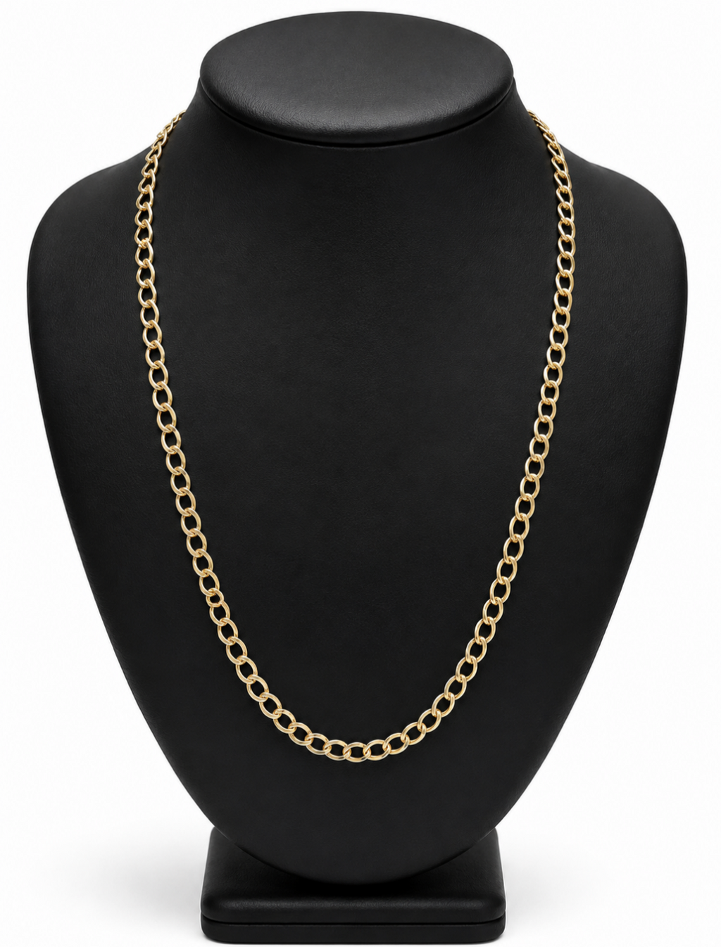 Solid 10K Gold Cuban Chain – 6mm × 22".