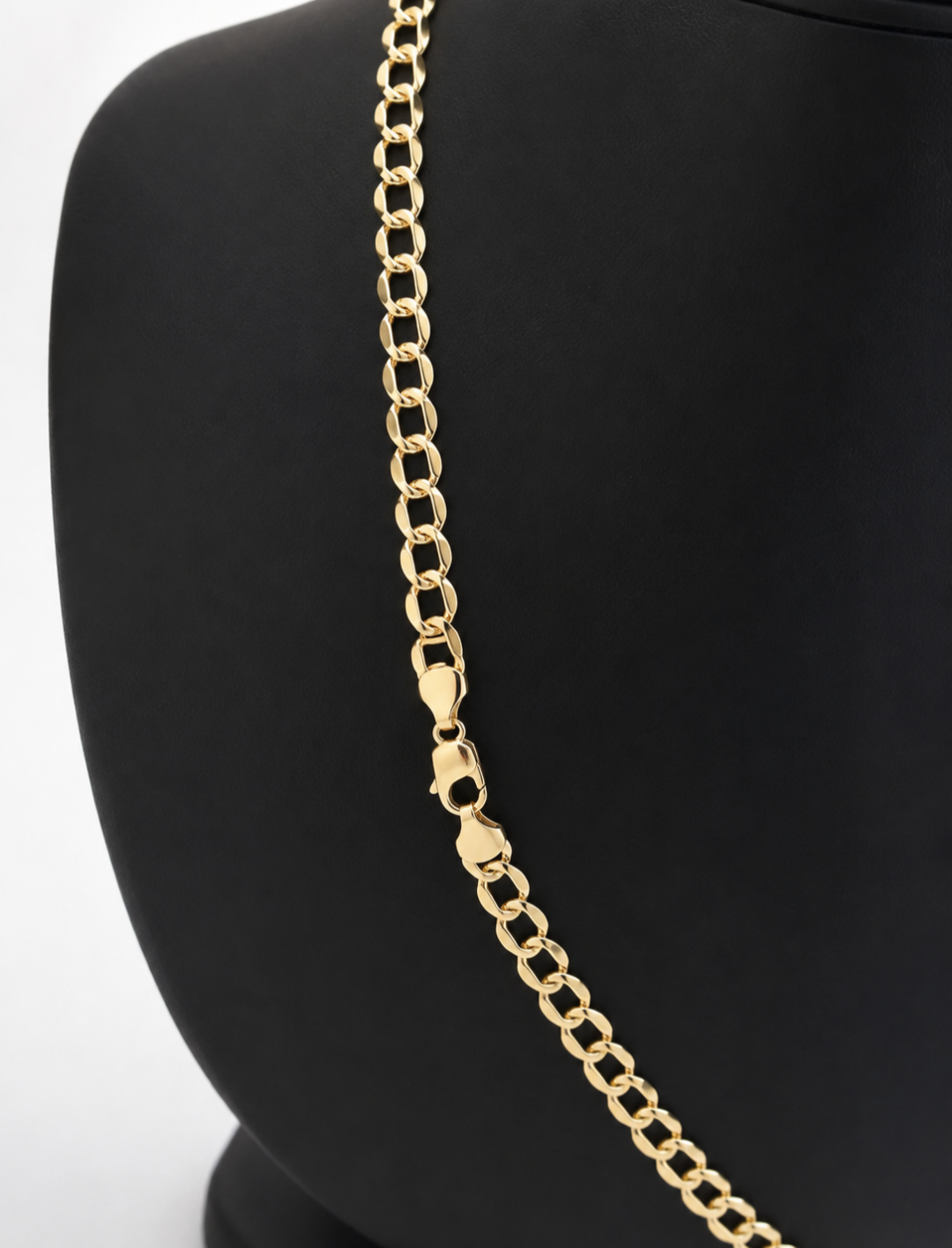 Solid 10K Gold Cuban Chain – 6mm × 22".